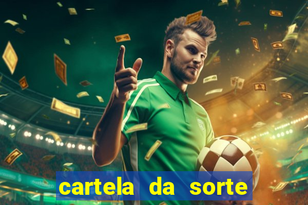 cartela da sorte time de futebol que mais saem